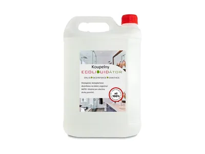 Obrázek produktu pro Ecoliquid ECOLIQUIDÁTOR koupelny, čisticí a dezinfekční prostředek, bez aroma, 5 l