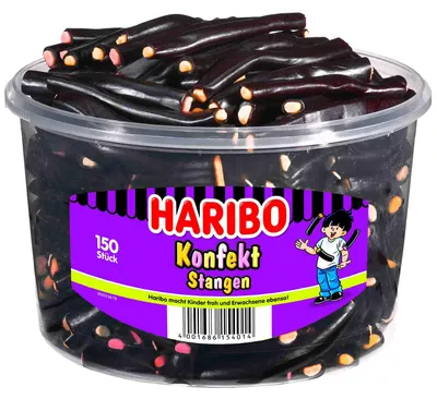 Produktbild von HARIBO Konfekt Stangen Lakritz 150 Stück