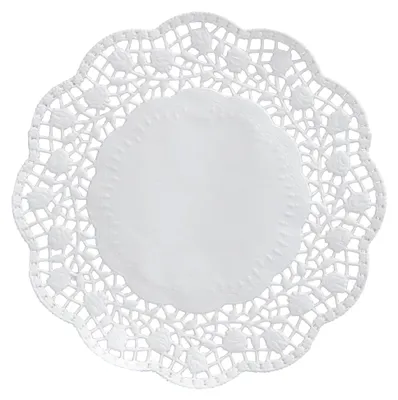 Produktbild von Papieruntersetzer, rund, Ø 10 cm, weiß, 250 Stück