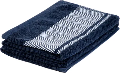 Produktbild von Handtücher Handtuch Badetuch MAIARA Baumwolle mit Ziernähten blaues 50x90 cm HOMLA