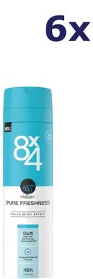 Produktbild von 6x 8x4 Deospray Men - No.19 Pure Freshness 150 ml
