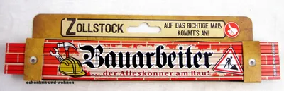 Produktbild von Zollstock für Bauarbeiter mehrfarbig 30054