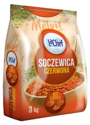 Obrázok produktu pre Červená šošovica Melvit, 3 kg