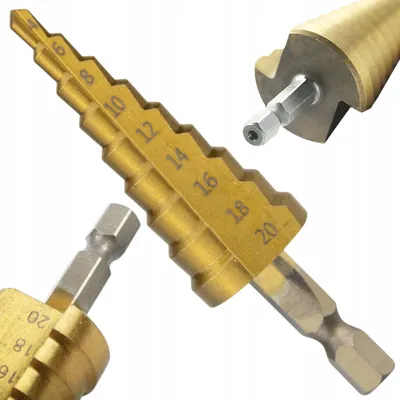 Produktbild von TurboTools Stufenbohrer 4-20 mm für Metall & Blech
