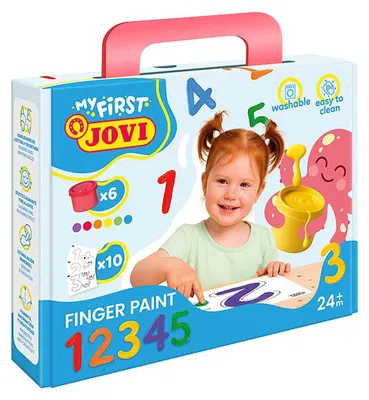 Produktbild von Jovi Fingermalfarben-Set My First Erste Zahlen – 11-tlg.
