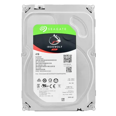 Produktbild von Seagate IronWolf ST4000VN008, 4 TB, 5900 RPM, 64 MB, 3.5", Serial ATA III