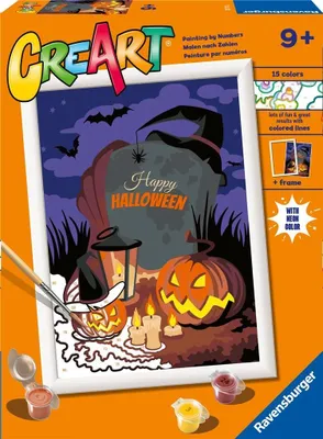 Produktbild von CreArt dla dzieci: Halloweenowy motyw do malowania