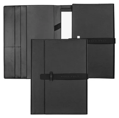 Produktbild von HUGO BOSS A4 Schreibmappe Illusion Gear Black