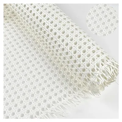 Produktbild von Wiener Geflecht, Kommode aus Rattan, Meterware Rattangeflecht, 200x35cm helles Rattan-Gewebe, wasserdicht und schimmelfest für DIY-Projekte und Dekoration, Aufwertung von Möbeln