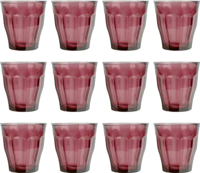 Produktbild von Duralex Picardie Glasbecher – 250 ml – Pflaume – 12 Stück