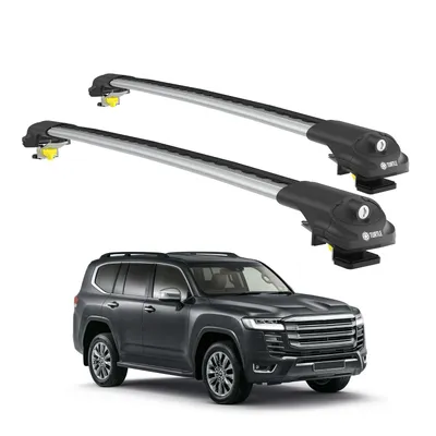 Produktbild von TURTLE DACHTRÄGER AIR-1 TOYOTA LAND CRUISER J300 2022 2023 2024 , Silber