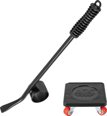 Immagine prodotto di Rotelle per mobili, design girevole a 360°, portata 400 kg, nero