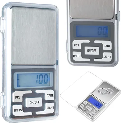 Produktbild von Taschenwaage 500g/ 0,1g Feinwaage Münzwaage Goldwaage Präzisionswaage NEU 472