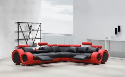 Obrázek produktu pro Designer Sofa Couch Ecksofa Leder Polster Garnitur Wohnlandschaft L-Form