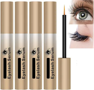 Zdjęcie produktu dla Serum do rzęs 4 sztuki, bez hormonów, do rzęs i brwi