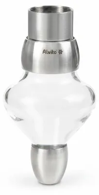 Produktbild von Alvito Wasserwirbler Juwel 2.8 aus Edelstahl und Duran Glas für 2 bis 8 Liter geeignet