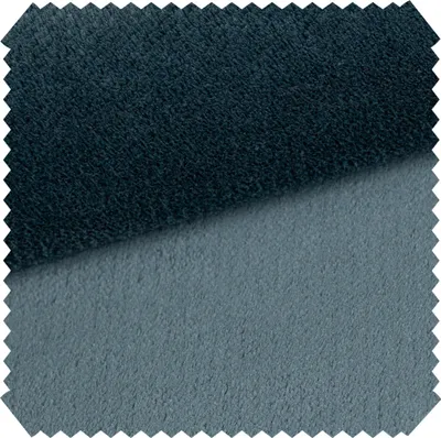 Produktbild von novely® exquisit SORRENTO Ultraweicher Polsterstoff - Premium Möbelstoff - Kuscheliger Dekostoff - Pflegeleichte Meterware 1lfm - Farbe: 13 Blaugrau
