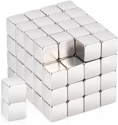 Produktbild von 80 Stück Mini-Magneten für Magneetbördel, 8 x 8 x 8 mm starke Neodymium-Magneten für Kühlkasten und Whiteboard