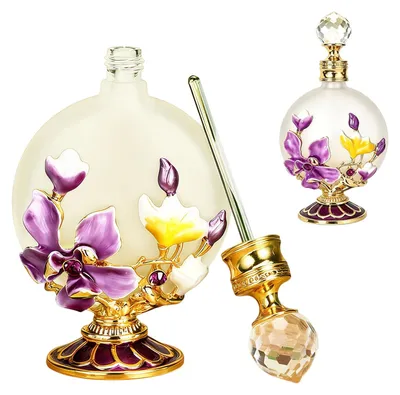 Imagen del producto de Omgoods - Frasco de perfume de vidrio de 30 ml con aroma a magnolia rosa