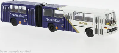 Produktbild von Brekina Gelenkbus Ikarus 280 Night&Day der BVG 59723