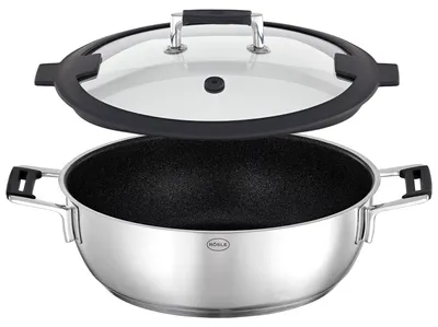 Produktbild von RÖSLE 13616 Servierpfanne SILENCE PRO Ø 28 cm ProResist mit Deckel