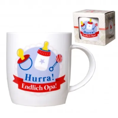 Produktbild von Kaffeetasse Tasse Endlich Opa