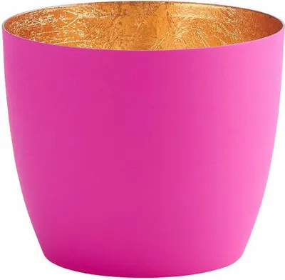 Produktbild von Gift Company Windlicht Madras M, Teelichthalter, Kerzenhalter, Eisen, Neon Pink, 8.5 cm, 1092504082