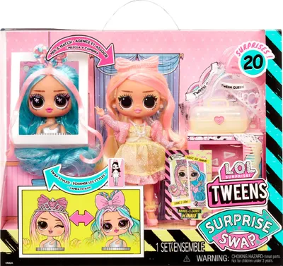 Produktbild von L.O.L. Überraschung! Tweens-Puppe und Mini-Tweens-Kämmkopf tauschen - Winnie