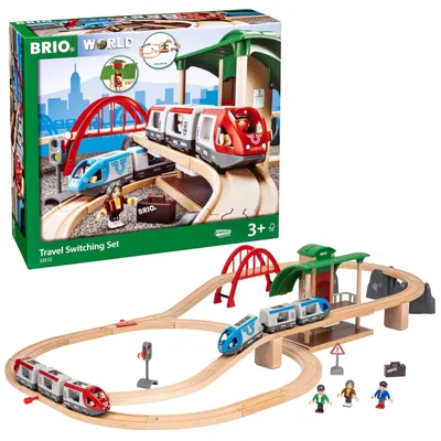 Produktbild von World Großes Bahn Reisezug Set Spielzeug ab 3 Jahre Züge Schienenfahrzeuge