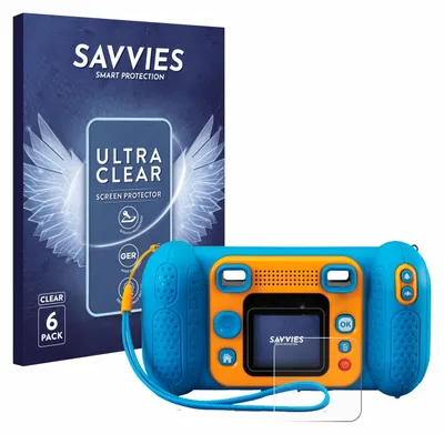 Produktbild von 6x Für Vtech Kidizoom Kid 4 Schutzfolie Savvies Displayschutz Display Schutz Folie Klar Transparent