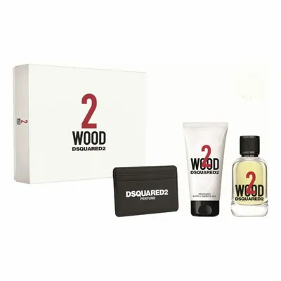 Immagine prodotto di Set con profumo da uomo Dsquared2 Wood Home 3 pezzi