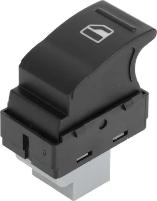 Image de Interrupteur dede vitre électrique côté passager avant droit pour Volkswagen Transporter Multivan T5 2003-2015 Noir