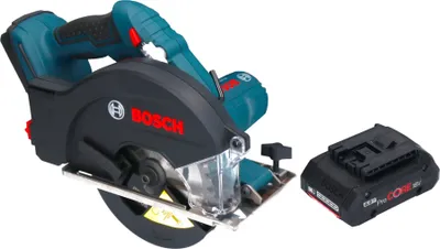 Produktbild von Bosch GKM 18V-50 Professional Akku Metall Handkreissäge 18 V 136 mm Brushless + 1x ProCORE Akku 4,0 Ah - ohne Ladegerät