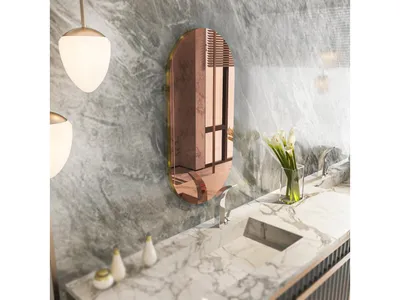 Obrázek produktu pro Skye Decor, Riors - bronz, zlato, zrcadlo, bronz, 45 x 2,2 x 85 cm