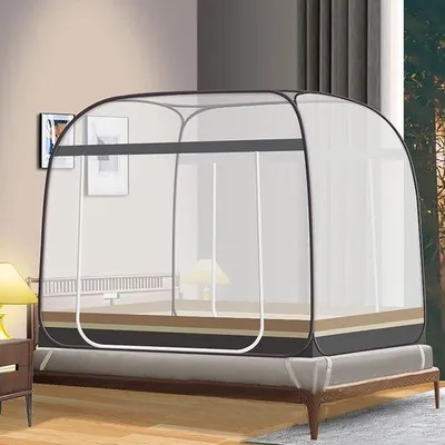 Produktbild von Mückennetz für Einzel- und Kingsize-Betten - ideal für Camping und Familiennutzung