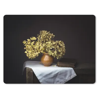 Produktbild von MuchoWow® Mauspad Mousepad Getrocknete Blumen - Vase - Stilleben 23x19 cm - Mousepads - Maus Mat - Pad - Mausunterlage - Schreibtischunterlage - Mauspad