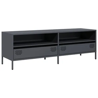 Produktbild von vidaXL TV-Schrank Anthrazit 135x39x43,5 cm Kaltgewalzter Stahl