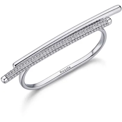 Zdjęcie produktu dla Pierścionki na palec Rosato Silver Adjustable Collection Bianca - kobieta