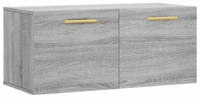 Obrázok produktu pre vidaXL Nástenná skriňa Grey Sonoma 80x36,5x35 cm odvodený výrobok z dreva
