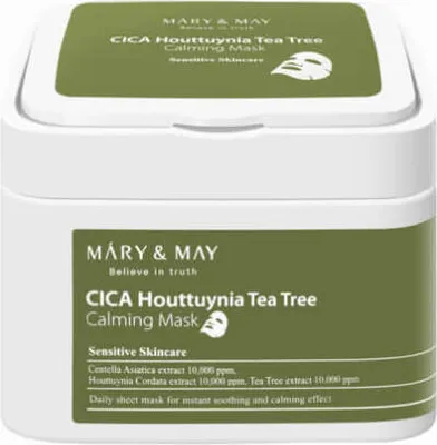 Obrázok produktu pre Mary & May Cica Houttuynia Tea Tree Calming Mask