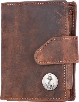 Produktbild von The Skandinavian Brand Damen Leder Geldbörse Maritime braun