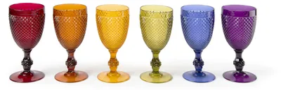 Image de Excelsa set de 6 verres Diamond plastique 39 cl coloré
