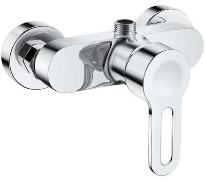 Produktbild von Einhebelmischer für Dusche, Chrom, Wandmontage