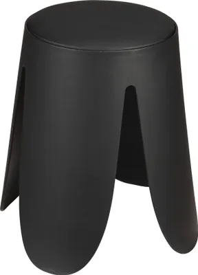 Produktbild von WENKO Badhocker Mod. Comiso Schwarz matt, belastbar bis 180 kg