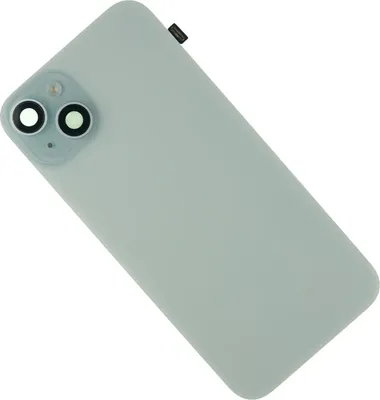 Produktbild von Gehäuse Rückseite für iPhone 15 Plus Backcover Rückseite hinten Kameraglas Abdeckung + Ladespule, Blau