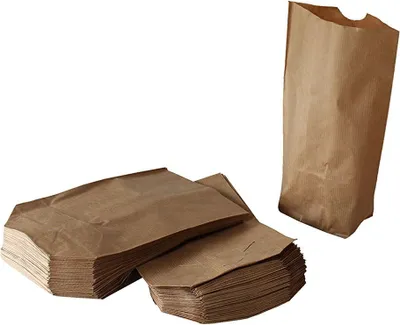 Produktbild von Papierbodenbeutel, braun, 2-lagig, 70g/m³, ungefädelt 20  x 29 cm für 2 kg 10 Stück