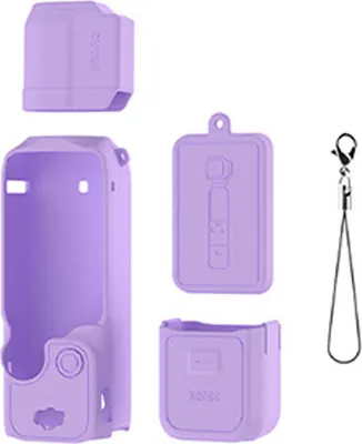 Produktbild von INF Silikon Schutzhülle für DJI OSMO Pocket 3 Violett