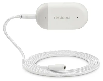 Produktbild von RESIDEO Resideo Wasserleckage-/Frostmelder L1 WiFi, mit Sensorkabel 1,5 m, 1 Stk.