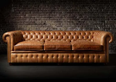 Produktbild von Chesterfield design luxus Sofa Polster couch garnitur Leder 3 Sitzer  6118913
