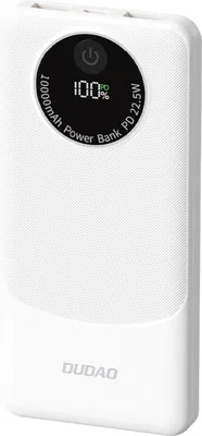 Produktbild von DUDAO Dudao K12 powerbank 10000mAh 22.5 Watt Hvid